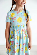 Mila And Rose Softball Sweetie Pocket Twirl Dress Kids Mila & Rose ® Everetts Place: Online Boutique