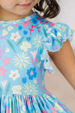 Mila And Rose Spring Splendor Flutter Sleeve Twirl Dress Mila & Rose ® Everetts Place: Online Boutique