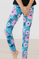 Mila & Rose ® Mila And Rose Teal High Waisted Leggings For Women Slim Fit - Everetts Place Boutique - 