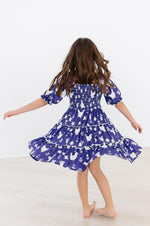 Mila & Rose ® Mila Rose Feathered Friends Smocked Ruffle Dress For Girls - Everetts Place Boutique - 