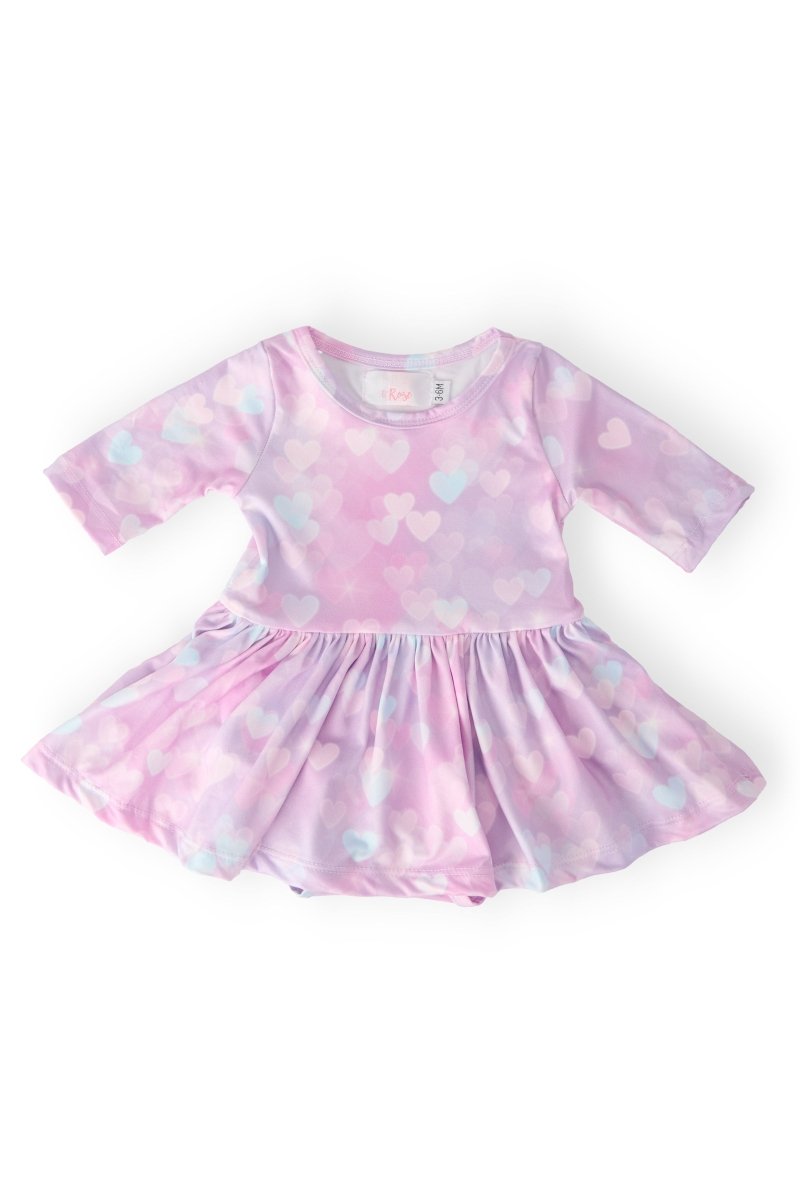Mila & Rose ® Mila Rose Love Story Twirl Baby Bodysuit Snap Closure - Everetts Place Boutique - 