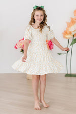 Mila & Rose ® Mila Rose Marvelous Marigolds Smocked Ruffle Dress Girls - Everetts Place Boutique - 