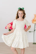Mila & Rose ® Mila Rose Marvelous Marigolds Smocked Ruffle Dress Girls - Everetts Place Boutique - 