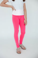 Mila & Rose ® Mila Rose Neon Pink Leggings High Waisted Slim Fit Women - Everetts Place Boutique - 
