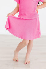 Mila Rose Neon Pink Scrunchy Twirl Skort With Shorts Mila & Rose ® Everetts Place: Online Boutique