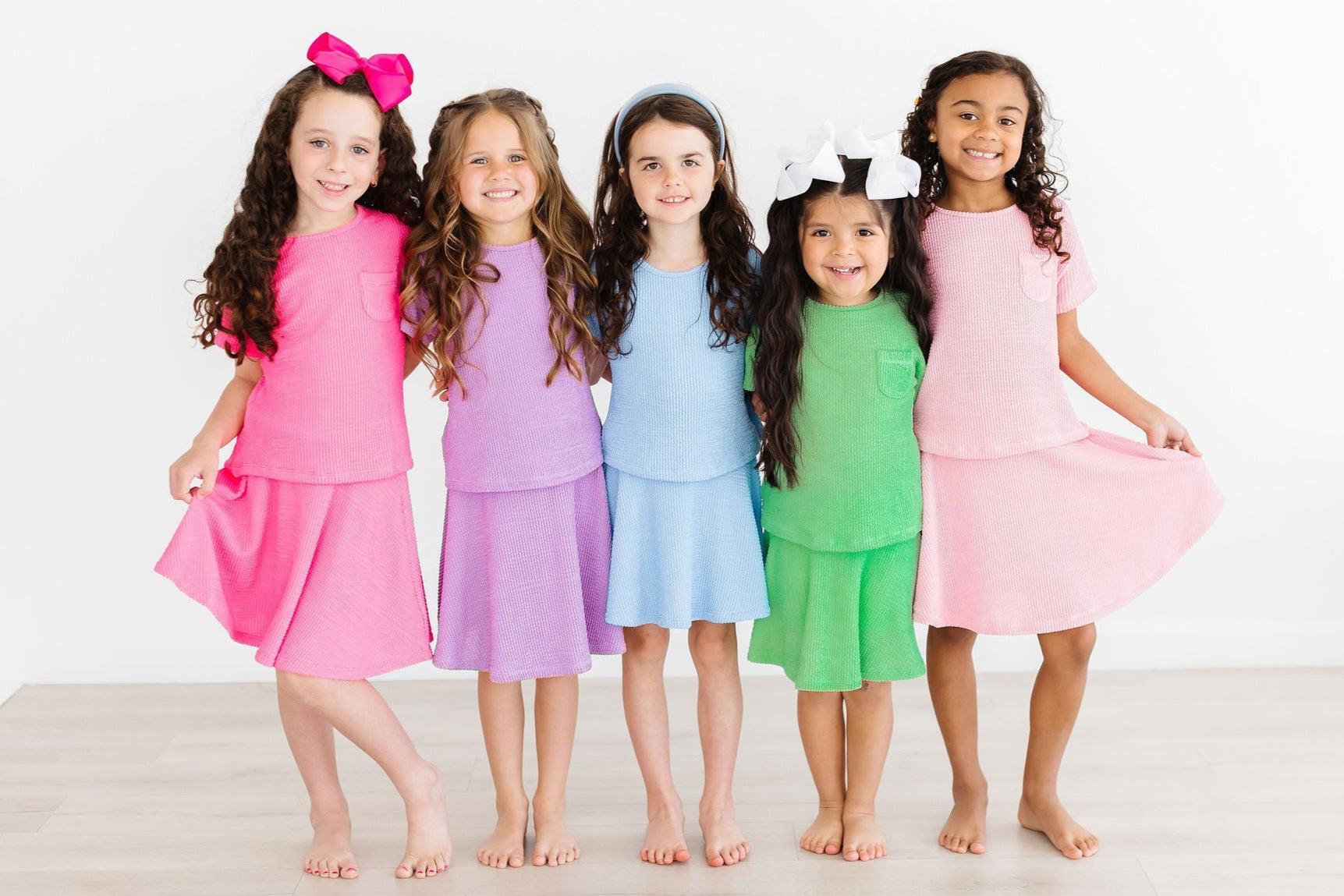 Mila Rose Neon Pink Scrunchy Twirl Skort With Shorts Mila & Rose ® Everetts Place: Online Boutique
