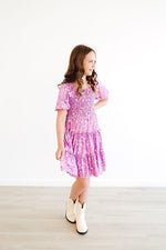 Mila & Rose ® Mila Rose Playful Posy Smocked Ruffle Dress For Girls - Everetts Place Boutique - 