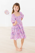 Mila & Rose ® Mila Rose Playful Posy Smocked Ruffle Dress For Girls - Everetts Place Boutique - 