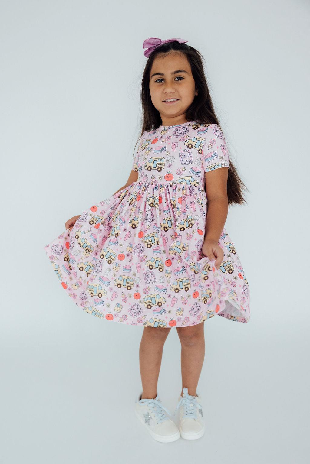 Mila Rose Playground Princess Pocket Twirl Dress For Girls Mila & Rose ® Everetts Place: Online Boutique