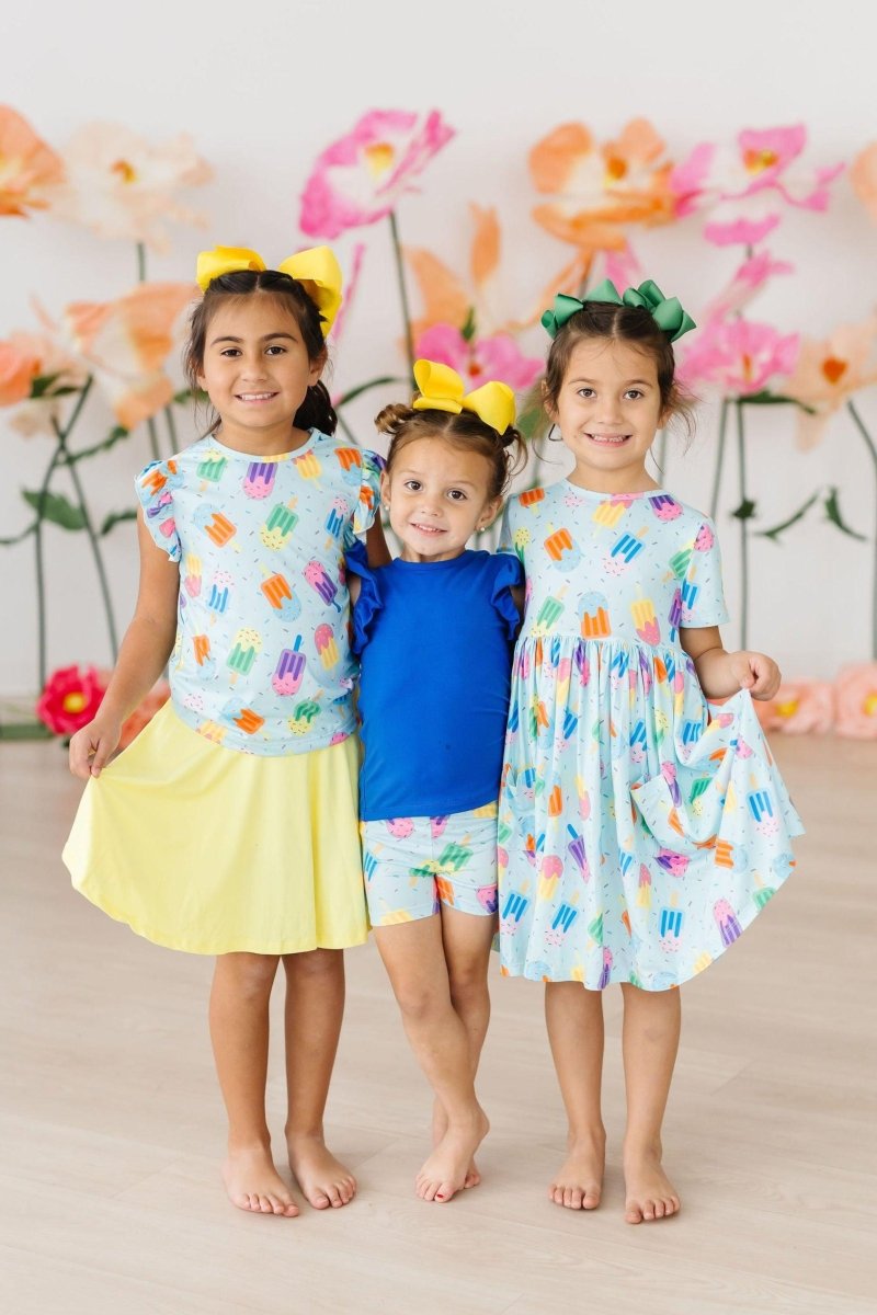 Mila & Rose ® Mila Rose Sweet Treat Twirl Shorts High Waisted Layering - Everetts Place Boutique - 