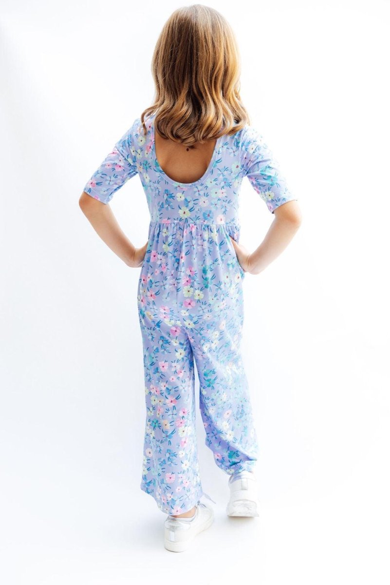 Mila & Rose ® Mila and Rose Girls Petal Party Wide Leg Jumpsuit Chic - Everetts Place Boutique - 