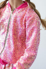 Mila and Rose Hot Pink Sequin Jacket for Happy Girls Mila & Rose ® Everetts Place: Online Boutique
