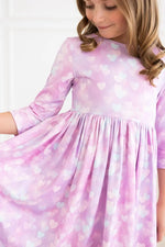 Mila and Rose Love Story Three Quarter Sleeve Pocket Dress Mila & Rose ® Everetts Place: Online Boutique