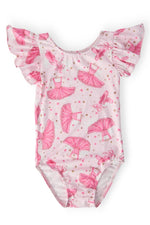Mila & Rose ® Mila and Rose Pirouette Flutter Sleeve Leotard for Toddlers - Everetts Place Boutique - 