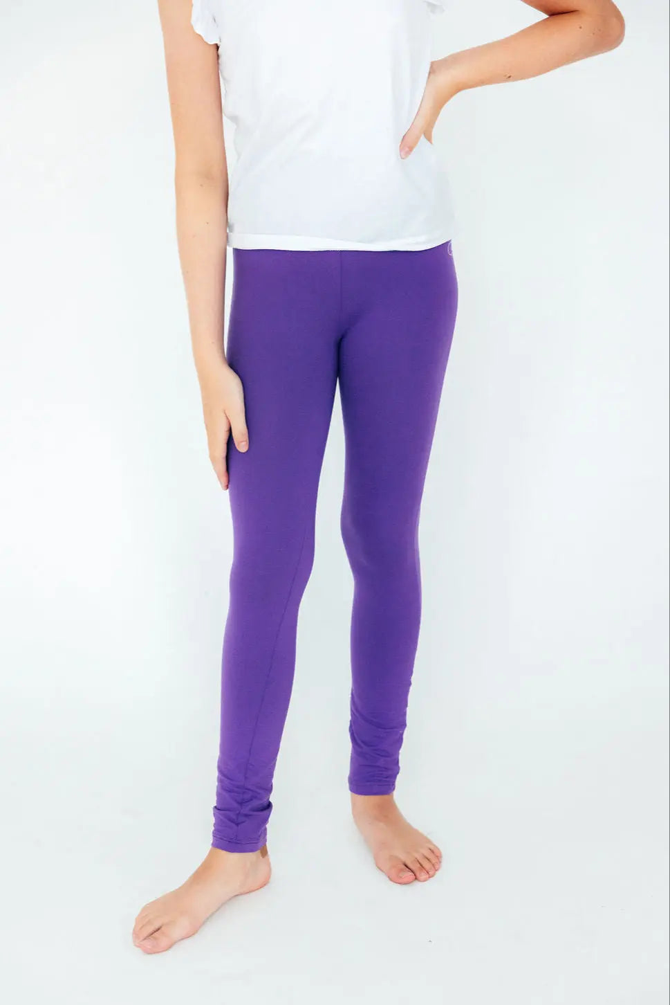 Mila & Rose ® Mila and Rose Purple High Waisted Leggings Slim Fit - Apparel & Accessories > Clothing > Pants > Leggings Leggings