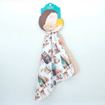 Mini Minky Blanket Enchanted Forest Honey Lemonade 