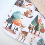 Mini Minky Blanket Enchanted Forest Honey Lemonade 