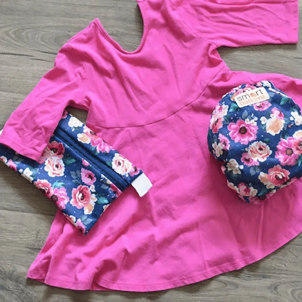 Mini Wet Bag - Petit Bouquet - Sleeve, Pink, Textile, Baby & Toddler Clothing, Purple | Everetts Place