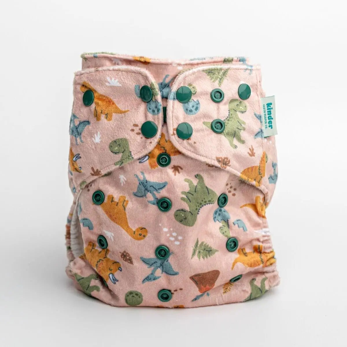 Kinder Cloth Diaper Co. Minky Fleece Cloth Diaper - Patterned Lounger with Wicking Jersey - Everetts Place Boutique - 