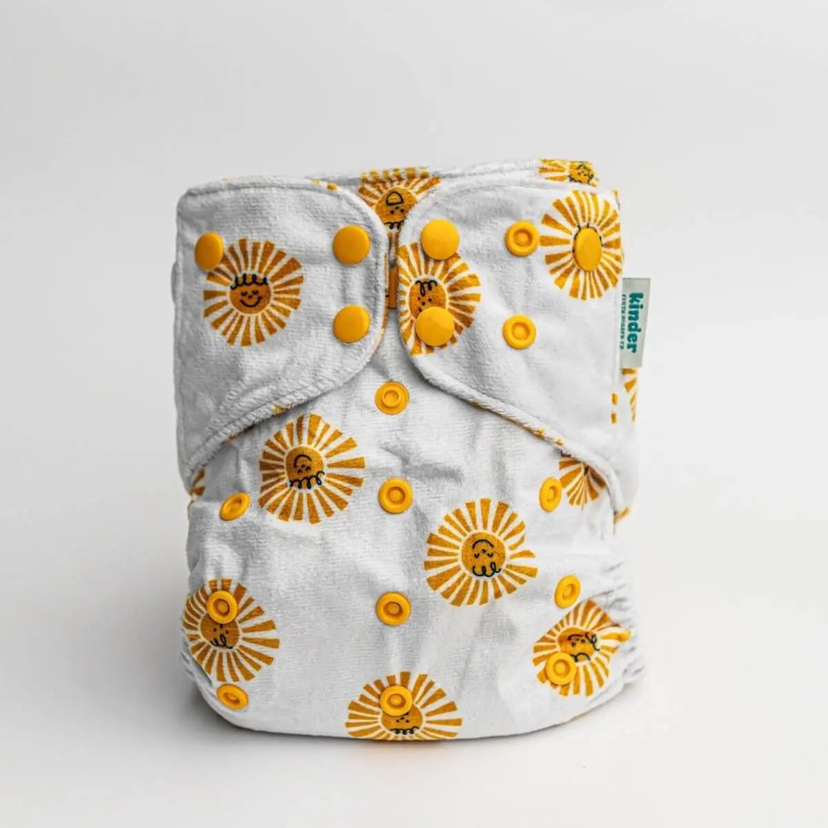 Kinder Cloth Diaper Co. Minky Fleece Cloth Diaper - Patterned Lounger with Wicking Jersey - Everetts Place Boutique - 