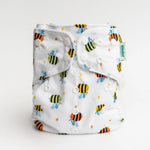Kinder Cloth Diaper Co. Minky Fleece Cloth Diaper - Patterned Lounger with Wicking Jersey - Everetts Place Boutique - 