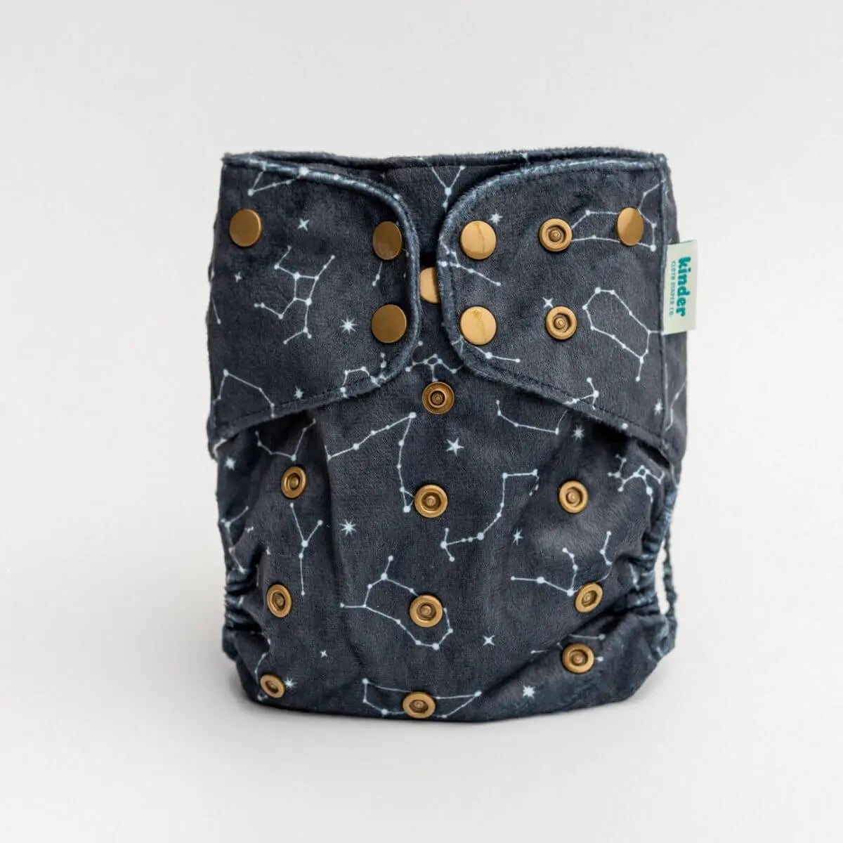 Kinder Cloth Diaper Co. Minky Fleece Cloth Diaper - Patterned Lounger with Wicking Jersey - Everetts Place Boutique - 