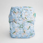 Patterned Lounger Pocket Cloth Diaper — Minky Fleece with Athletic Wicking Jersey - Everetts Place Boutique - Pocket Diaper
