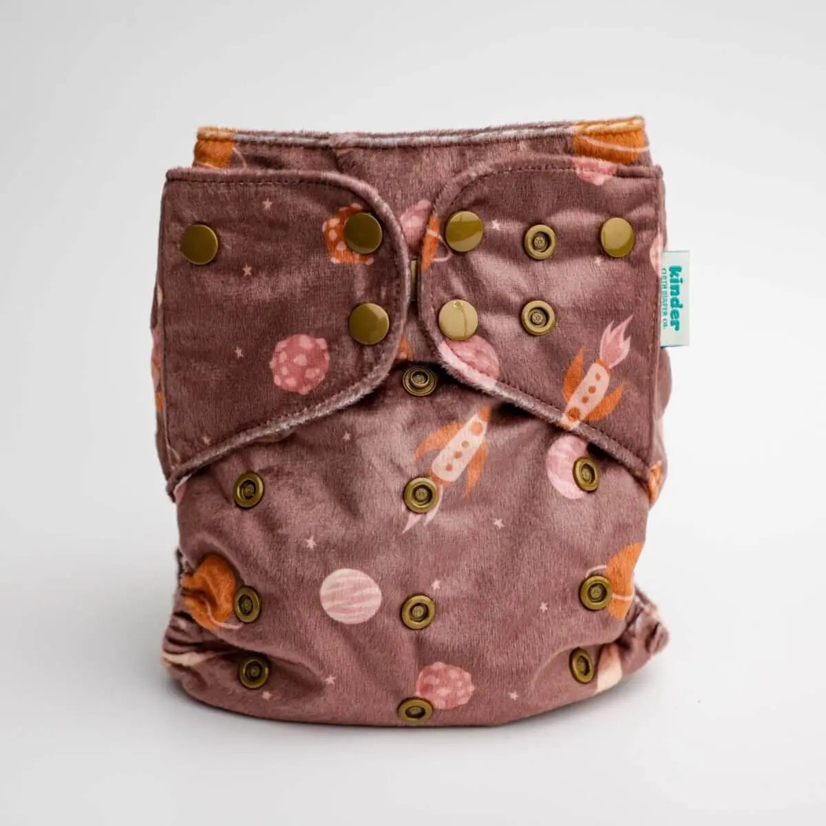 Patterned Lounger Pocket Cloth Diaper — Minky Fleece with Athletic Wicking Jersey - Everetts Place Boutique - Pocket Diaper
