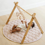 Minky Play Mat Circle Quilted Baby Activity Mat Saranoni Saranoni Everetts Place Boutique