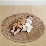Minky Play Mat Circle Quilted Baby Activity Mat Saranoni Saranoni Everetts Place Boutique