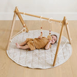 Minky Play Mat Circle Quilted Baby Activity Mat Saranoni Saranoni Everetts Place Boutique