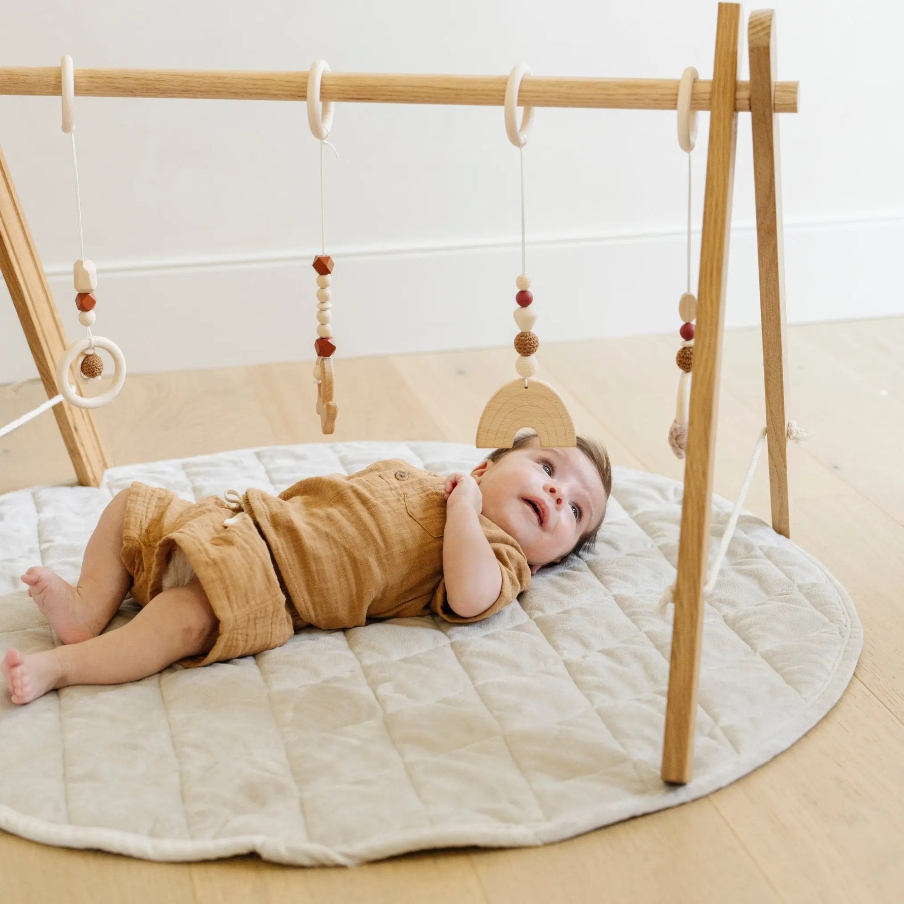 Minky Play Mat Circle Quilted Baby Activity Mat Saranoni Saranoni Everetts Place Boutique