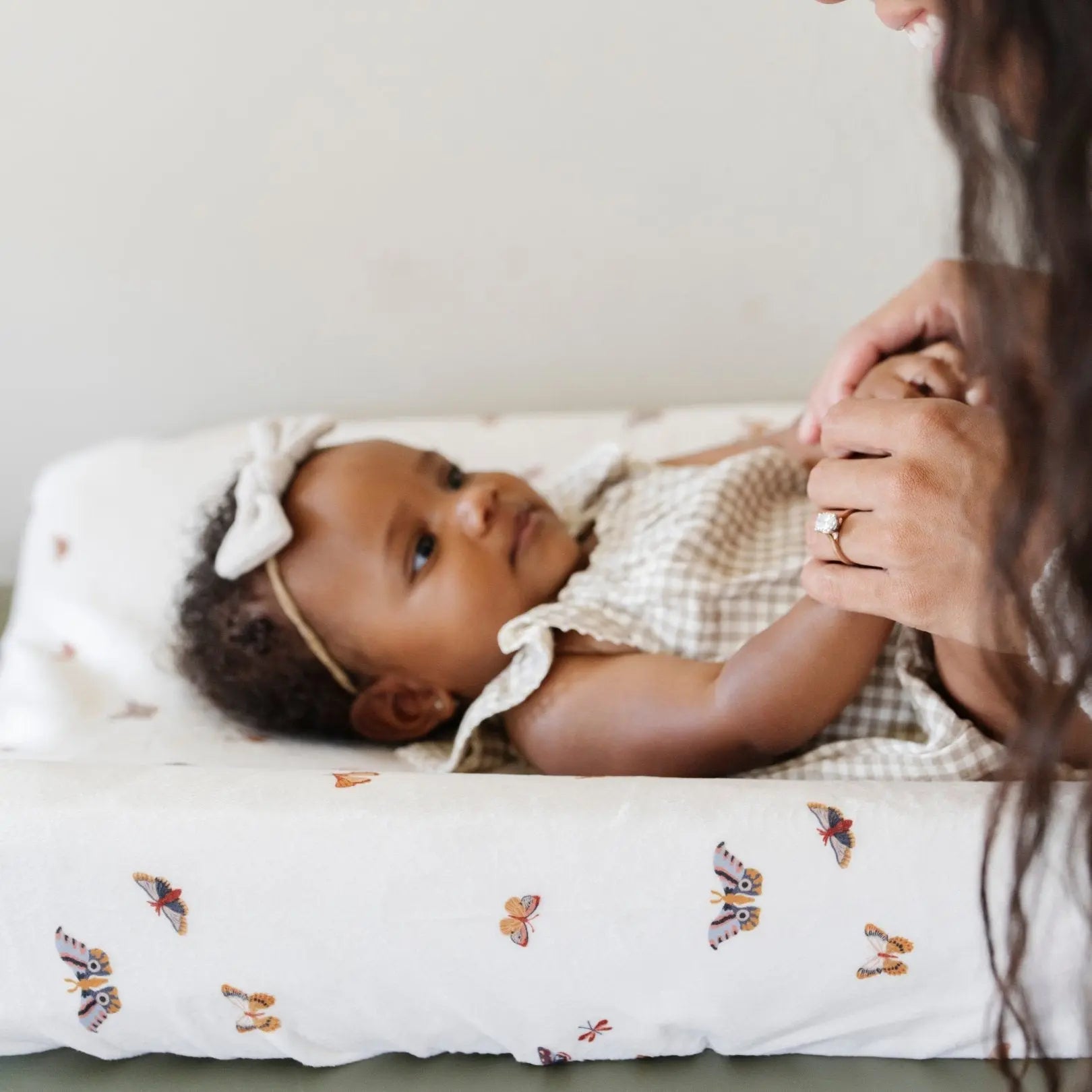 Minky Stretch Luxe Changing Covers Saranoni Baby Bedding Saranoni Everetts Place Boutique 22.00