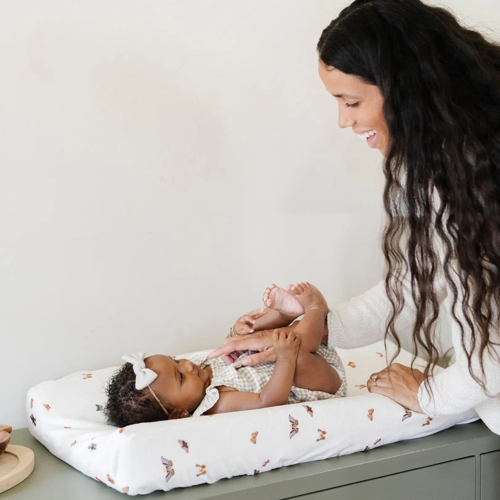 Minky Stretch Luxe Changing Covers Saranoni Baby Bedding Saranoni Everetts Place Boutique