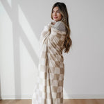 Minky Stretch XL Throw Blanket Saranoni Cozy Swaddle Saranoni Everetts Place Boutique