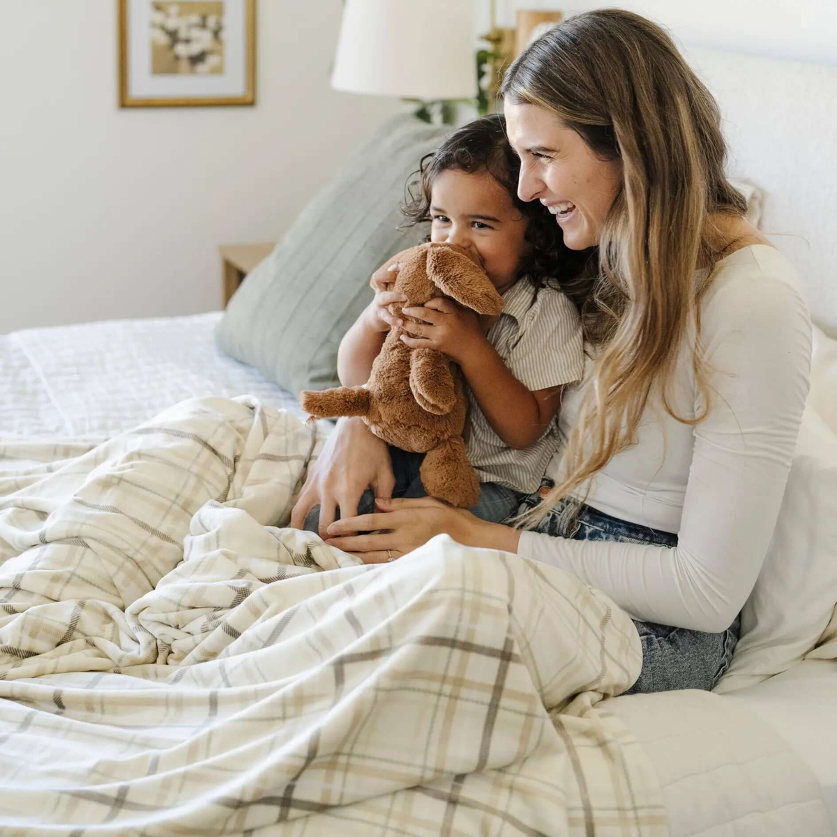 Minky Stretch XL Throw Blanket Saranoni Cozy Swaddle - Everetts Place Boutique - 