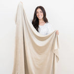 Minky Stretch XL Throw Blanket Saranoni Cozy Swaddle Saranoni Everetts Place Boutique