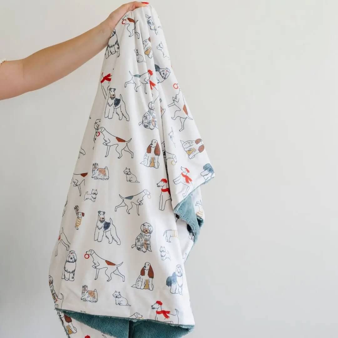 Saranoni Minky and Lush Receiving Blankets Dual Textured Cozy - Everetts Place Boutique - 