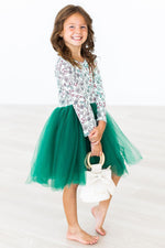 Mints & Mistletoe L/S Tutu Dress by Mila & Rose ®