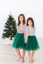 Mints & Mistletoe L/S Tutu Dress by Mila & Rose ®