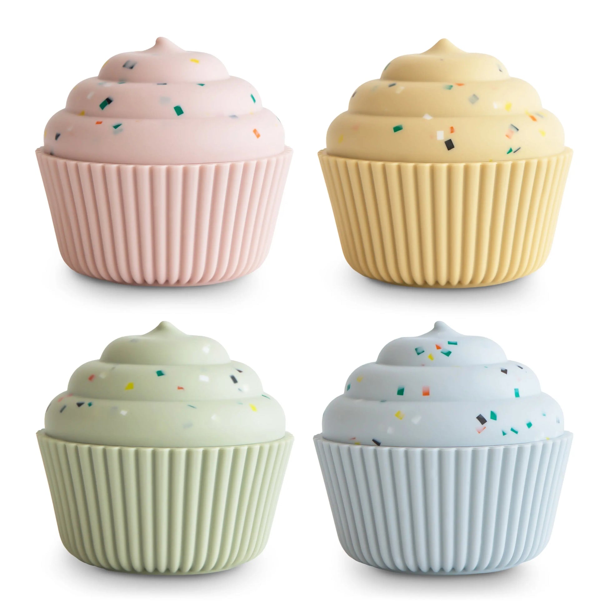 Mix And Match Cupcake Toy For Creative Play And Color Matching Mushie