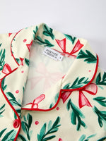 Rylee Faith Designs Mommy And Me Christmas Bow And Holly Print Pajama Set - Everetts Place Boutique - 