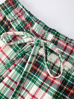 Rylee Faith Designs Mommy And Me Christmas Plaid Pajamas Set With Long Sleeves - Everetts Place Boutique - 