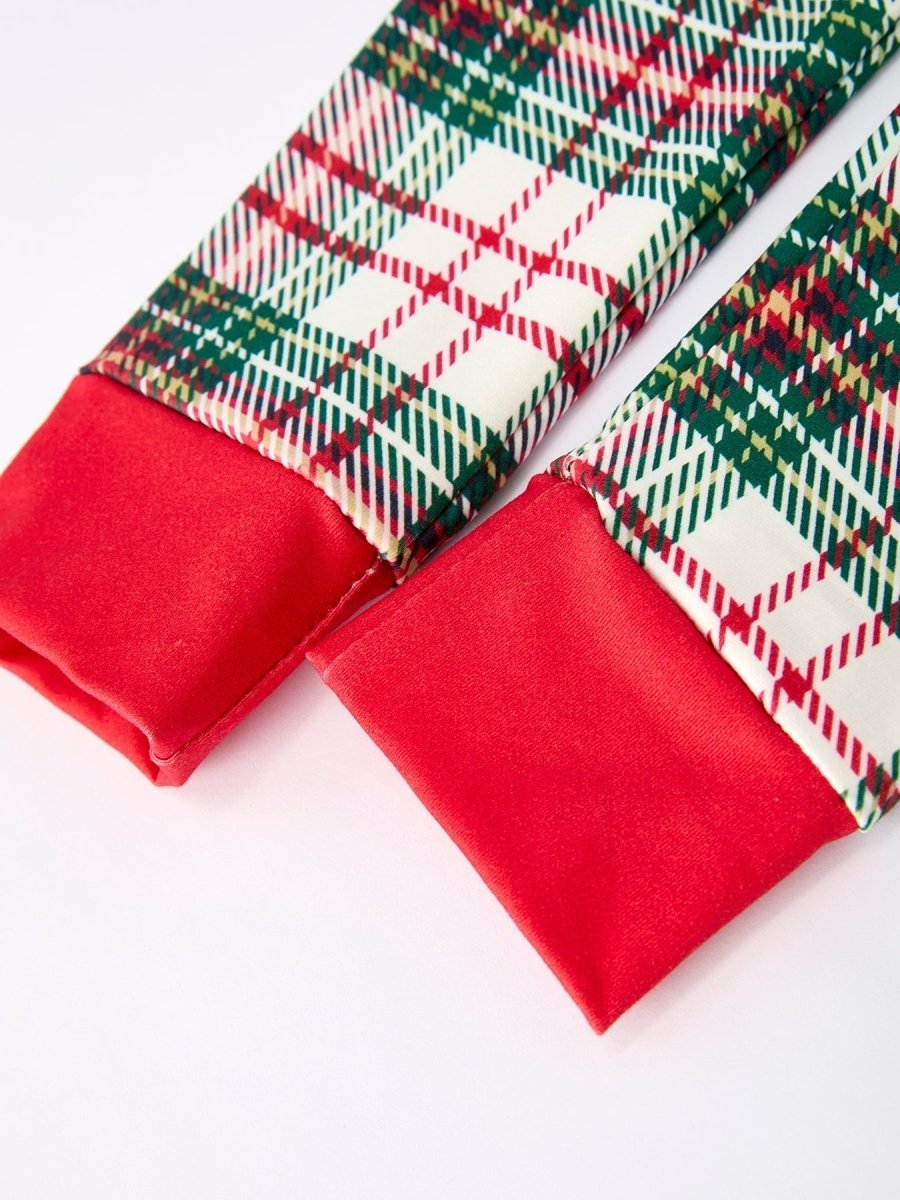 Rylee Faith Designs Mommy And Me Christmas Plaid Pajamas Set With Long Sleeves - Everetts Place Boutique - 