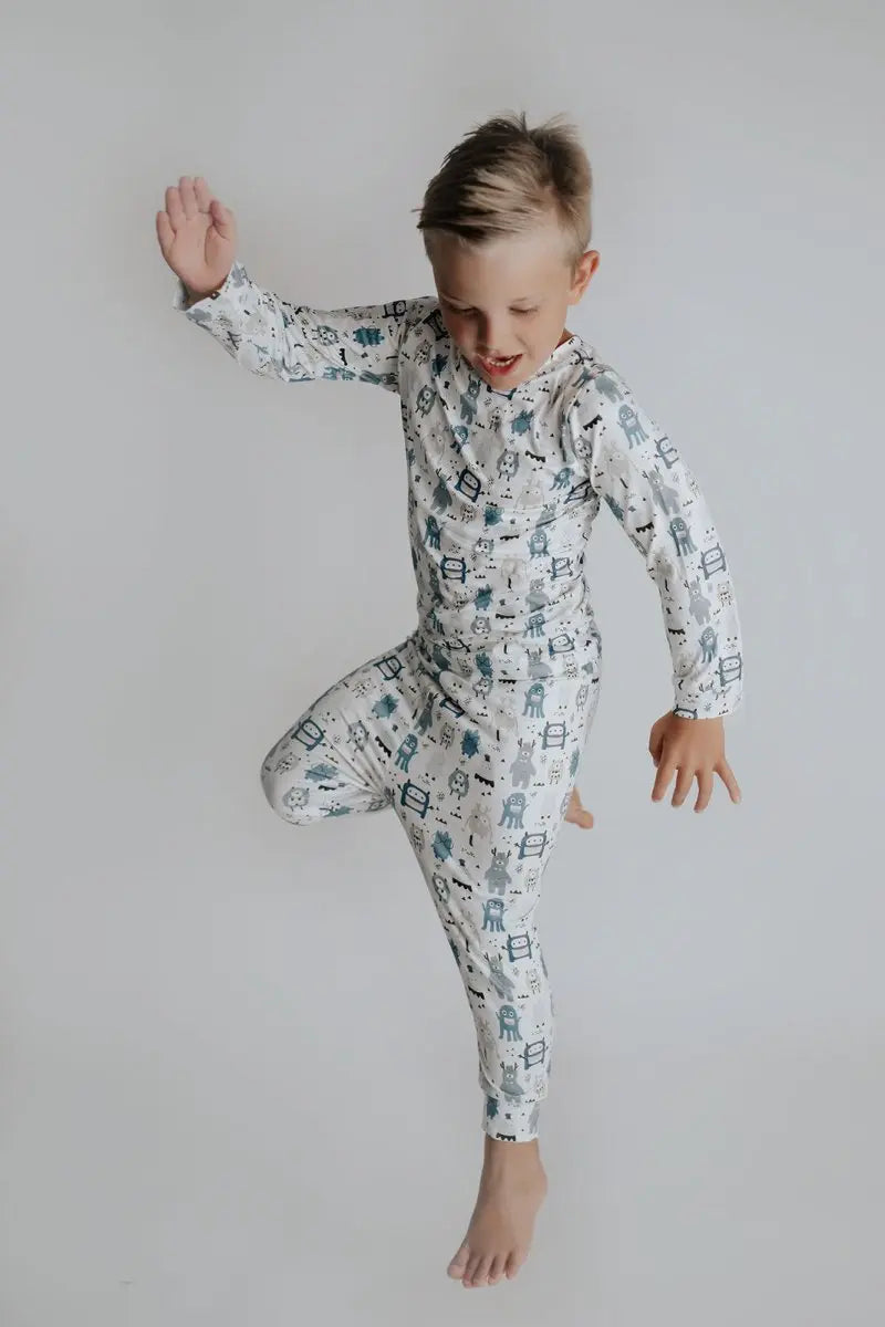 Three Little Tots Monster Jammies - 