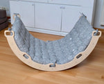 Kidodido Montessori Arch And Rocker Gray Dinosaur Pattern Pillow Set - Toys & Games > Toys > Activity Toys Climbing Arch and Rockers