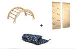 Kidodido Montessori Arch Rocker With Ramp And Pillow For Kids - Toys & Games > Outdoor Play Equipment > Swing Sets & Playsets Climbing Arch and Rockers