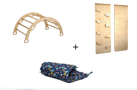 Montessori Arch Rocker With Ramp And Pillow For Kids Kidodido Everetts Place: Online Boutique