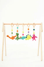 Kidodido Montessori Baby Gym With Hanging Toys Wooden Play Gym - Baby & Toddler > Baby Toys & Activity Equipment > Play Mats & Gyms > Play Mats