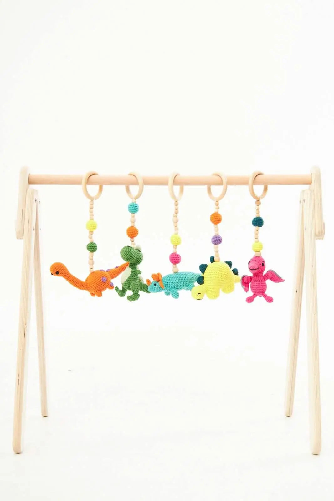 Kidodido Montessori Baby Gym With Hanging Toys Wooden Play Gym - Baby & Toddler > Baby Toys & Activity Equipment > Play Mats & Gyms > Play Mats
